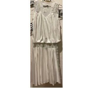 Vintage News from California White Dress